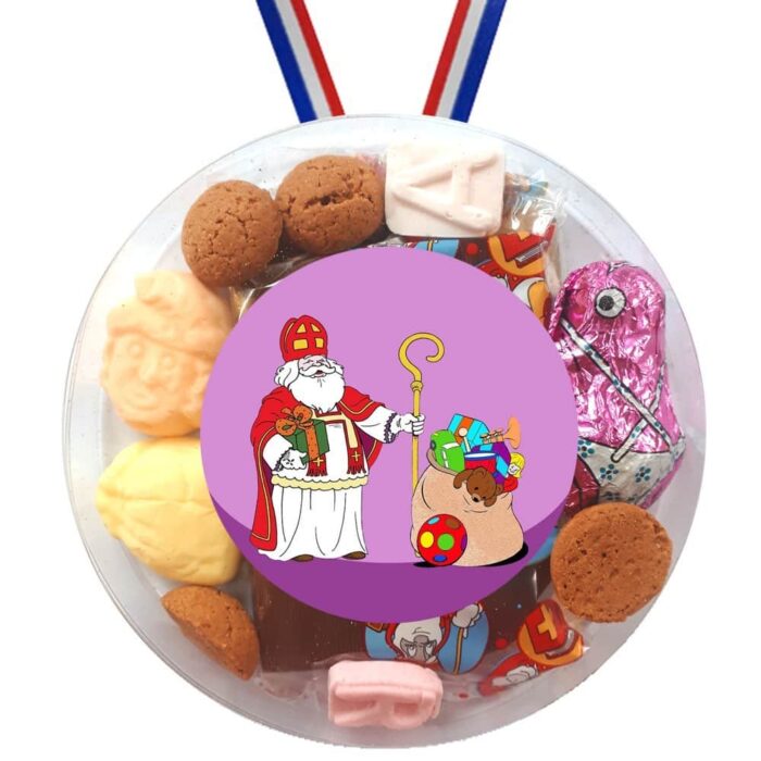 Snoepmedaille Sint Mix