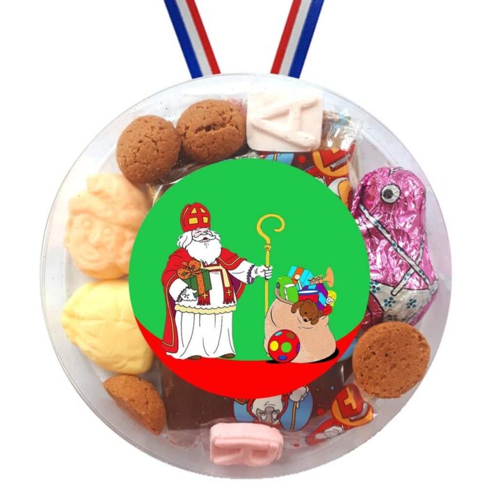 Snoepmedaille Sint Mix